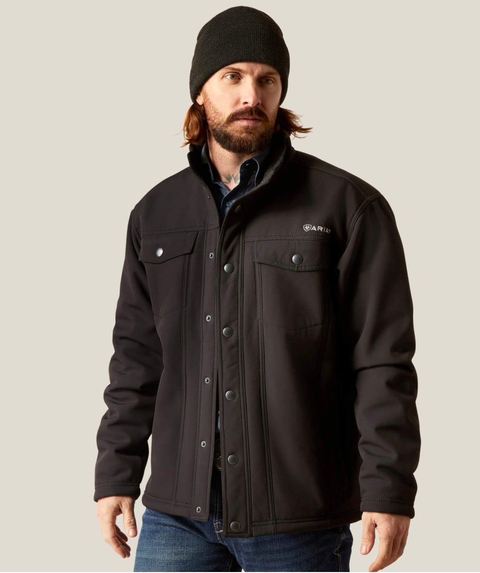 Men's Ariat Vernon Sherpa 2.0 Softshell Jacket - Black