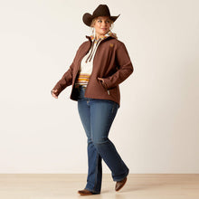 Load image into Gallery viewer, Women&#39;s Ariat Team Logo Softshell Chimayo Jacket - Shaved Chocolate
