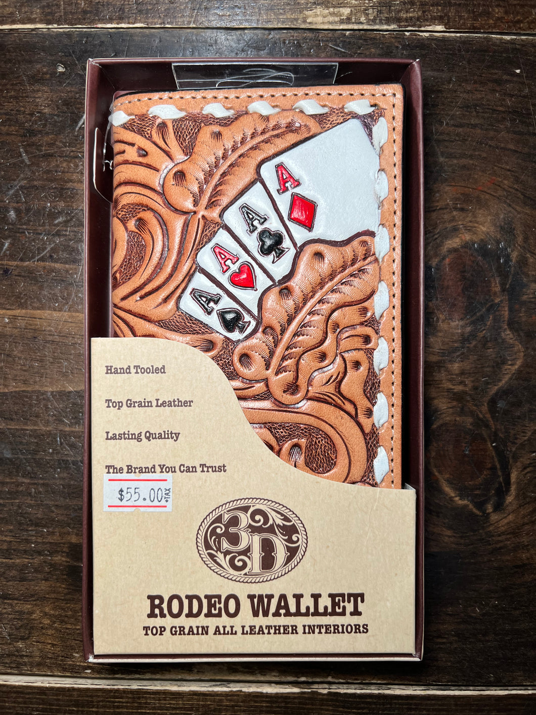 3D Belt Company Rodeo Wallet Baraja
