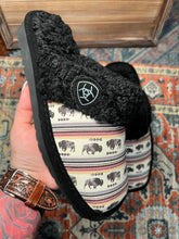Load image into Gallery viewer, Womens Ariat Jackie Square Toe Exotic Slipper Buffalo Print
