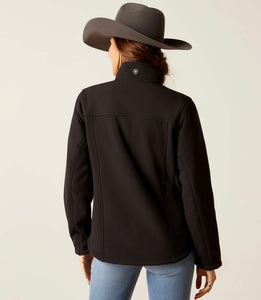 Women's Ariat Berber Back Softshell Jacket - Black