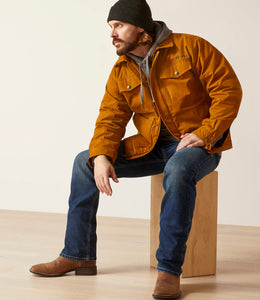 Men's Ariat Grizzly 2.0 Canvas Conceal and Carry Jacket - Chestnut
