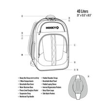 Load image into Gallery viewer, &quot;Ox&quot; Hooey Backpack, Tan Body and Pocket with Black/Grey Accents
