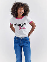 Load image into Gallery viewer, Wrangler X Barbie Womens Barbie Tee
