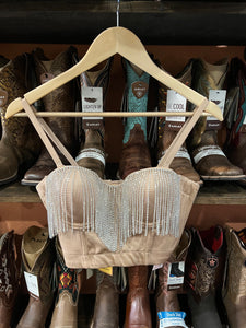 Glam Vaquerita Nude Top
