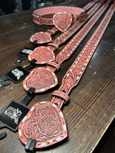 Load image into Gallery viewer, Angel Ranch - Women’s Fashion Belt (Heart Buckle Tooled Belt)
