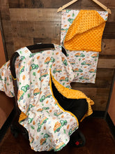 Load image into Gallery viewer, Western Baby Blanket &amp; Car Seat Cover Set - Going to The Farm
