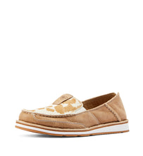 Load image into Gallery viewer, Women&#39;s Ariat Cruisers - Adobe/Tan &amp; White Hair On Style#10044532
