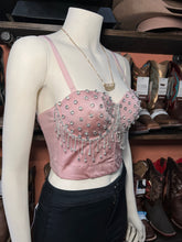 Load image into Gallery viewer, Pretty in Pink Rhinestone Top
