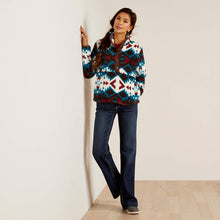 Load image into Gallery viewer, Women&#39;s Ariat Berber Snap Front Sweater - Plainsview Print
