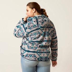 Women's Ariat Berber Snap Front Sweater - Rocky Mountain Print