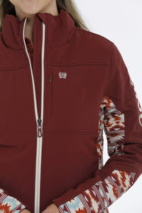 WOMEN'S Cinch Concealed Carry Bonded Jacket - Burgundy