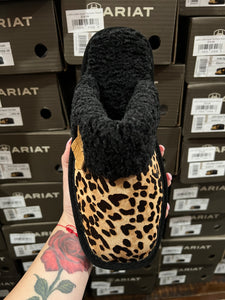 Womens Ariat Jackie Square Toe Exotic Slipper in Cheetah