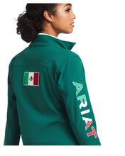 Load image into Gallery viewer, WOMEN&#39;S New Team Softshell Mexico Jacket in Verde/Green  (STYLE #10039460)
