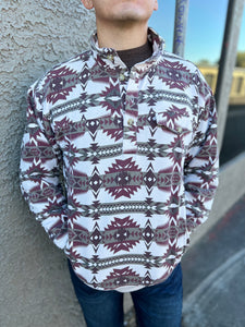 MEN'S Ariat - Printed Overdyed Washed Sweatshirt in Pure Cashmere Southwest