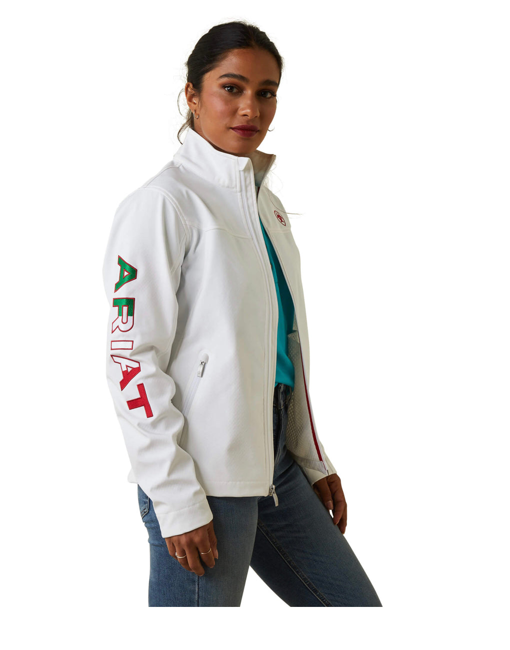 Women's Ariat Classic Team Mexico Softshell Water Resistant Jacket