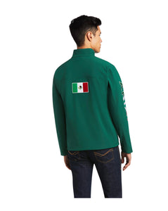 MEN'S New Team Softshell Mexico Jacket in Verde/Green STYLE #10039459