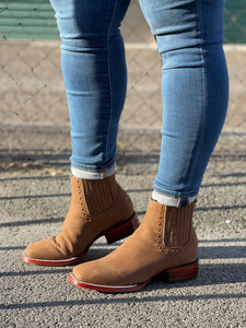Women's Botines (Short Boots) Color Taupe by Los Altos Boots