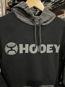 MEN'S Hooey - Lock Up Black Hoodie with Gray Logo