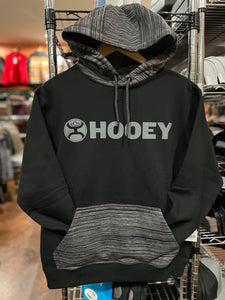 MEN'S Hooey - Lock Up Black Hoodie with Gray Logo