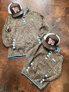 Cinch Boys Sweater Knit Pullover - Brown