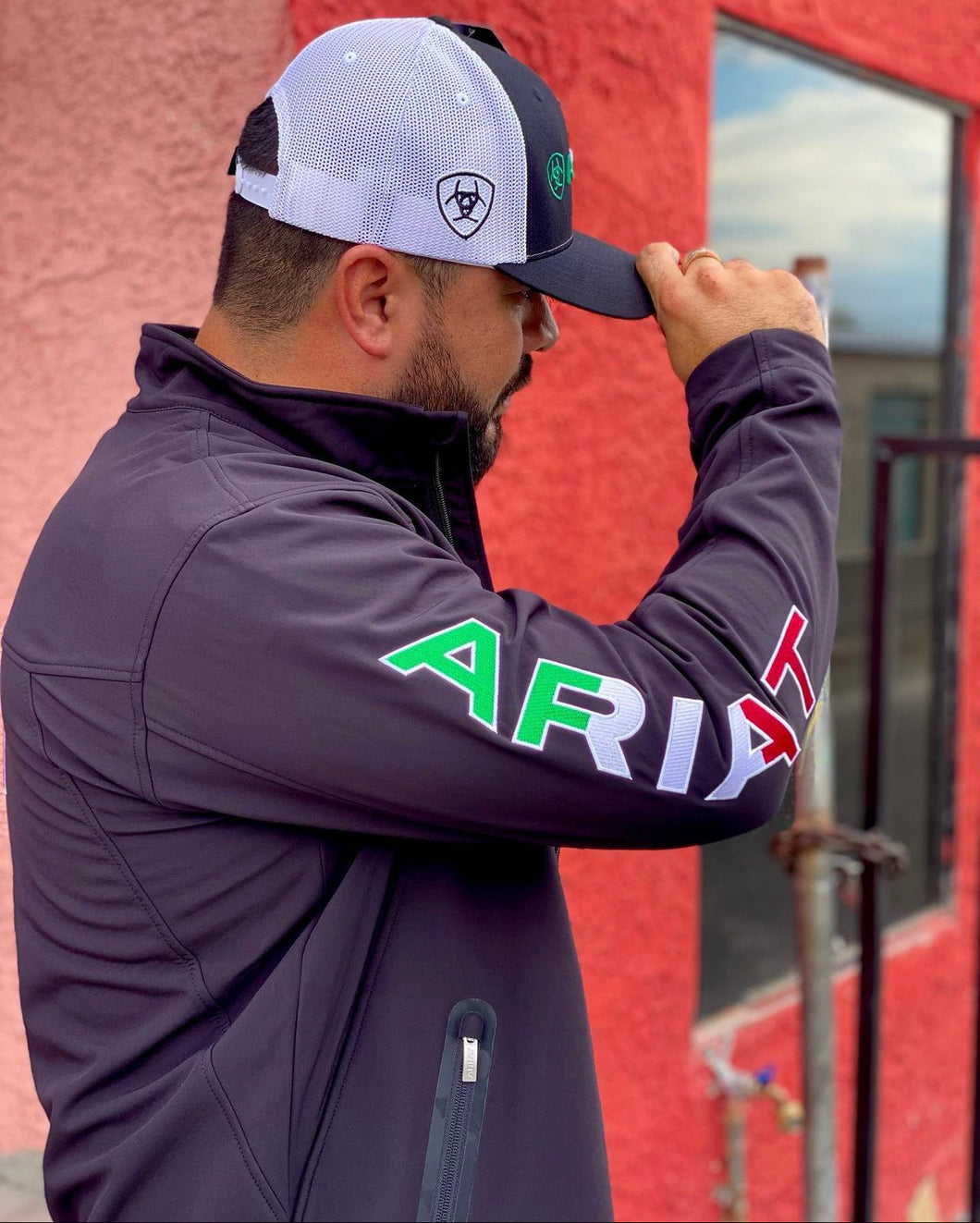 Ariat Men's Mexico Flag Team Softshell Jacket