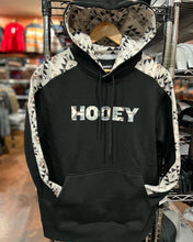 Load image into Gallery viewer, MEN&#39;S Hooey - “Cayon” Black with White Pattern Tapping Hoody
