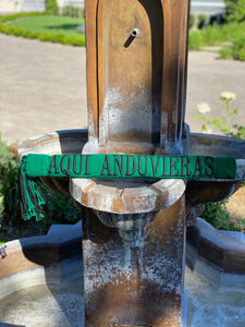 Zarape para Montura Charra (AQUI ANDUVIERAS Verde/Negro)