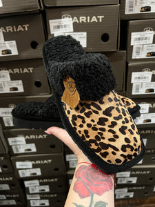 Womens Ariat Jackie Square Toe Exotic Slipper in Cheetah