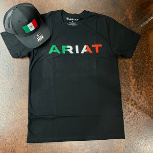 Ariat Team Mexico Short Sleeve T-Shirt (Black)