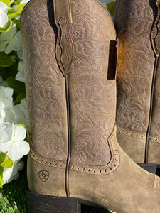 Women's Ariat Boot - Round Up Remuda in Brown Bomber Style#10019906