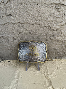 Squared Two Toned Ariat Belt Buckle - Ariat