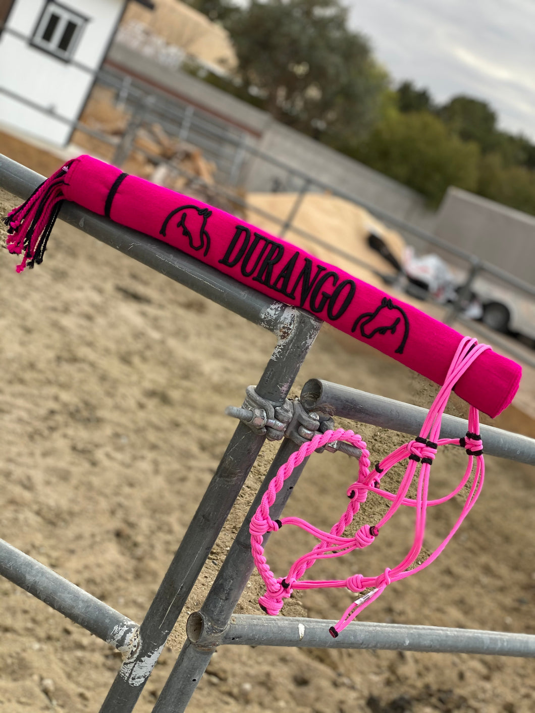 Zarape para Montura Charra (DURANGO Rosa/Negro)